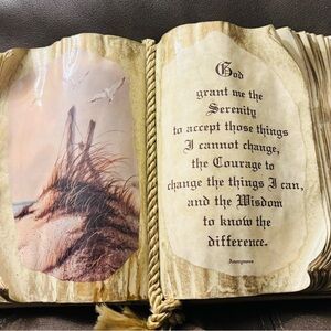 Decorative Serenity Prayer Book